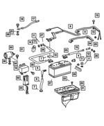 68037907AB - Electrical: Battery for Mopar Image