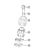 68212507AA - Interior Trim: Front Headrest, Right Or Left for Mopar Image