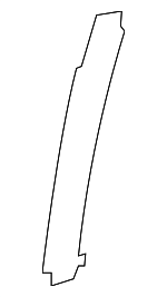 7593335010 - Body: Black Out Tape for Toyota: FJ Cruiser Image