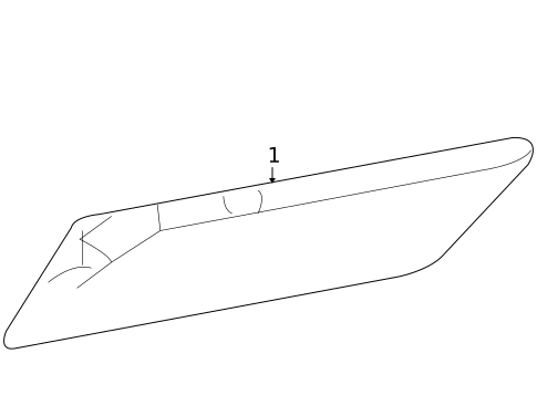 High Mounted Stop Lamp for 2006 Volkswagen Jetta #0