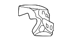 5378508010 - Body: Gusset for Toyota: Sienna Image