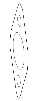 287513S100 - Exhaust: Front Pipe Gasket for Kia: Amanti, Cadenza, Carnival, Forte, Forte Koup, K5, K900, Optima, Rondo, Sedona, Seltos, Sorento, Soul, Sportage, Stinger, Telluride Image