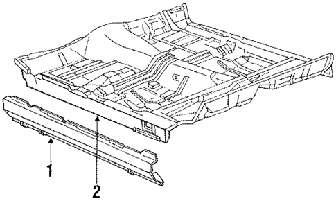 Rocker Panel for 1985 Cadillac Fleetwood #0