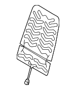 883604Z011 - Body: Seat Back Heater for Hyundai Image