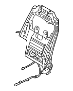883104Z050 - Body: Seat Back Frame for Hyundai Image