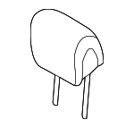 887004Z510VAT - Body: Headrest for Hyundai Image