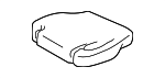 7151230540 - Body: Seat Cushion Pad for Lexus: GS300, GS400, GS430 Image