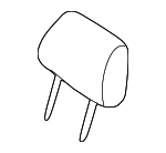 719103A130A2 - Body: Headrest for Lexus: GS300, GS400 Image