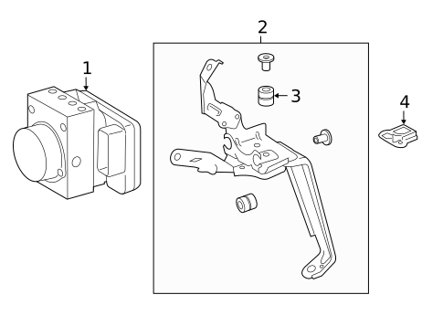 ABS Components for 2014 Scion iQ #0
