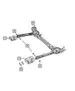 5171467AD - Front Wheel Drive; Differential and Drive Line: Rear Axle Assembly for Mopar Image