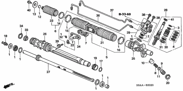 P.S. Gear Box Components for 2006 Honda CR-V #0
