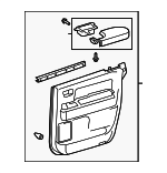 676300C130C0 - Body: Door Trim Panel for Toyota: Tundra Image