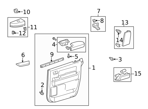 Front Door for 2007 Toyota Tundra #3