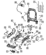 68030855AA - Interior Trim: Screw for Dodge: Ram 1500, Ram 2500, Ram 3500 | Ram: 1500, 1500 Classic, 2500, 3500 Image