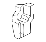 LR151417 - Body: Lower Quarter Trim Insulator for Land-Rover Image