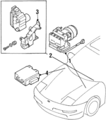 5S4Z2C219BRM - Electrical: Control Module for Ford: Escort | Mercury: Tracer Image