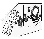 88300P4DB0MD6 - Body: Seat Back Assembly for Kia Image