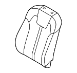 88380P2090MD6 - Body: Seat Back Cover for Kia Image