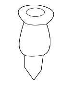 S51S51833 - Body: Upper Bracket Rivet for Mazda: 3, 5, 6, CX-3, CX-30, CX-5, CX-50, CX-70, CX-9, CX-90, MX-30 EV, MX-5 Miata Image