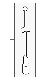 28215ZL80A - Electrical: Antenna Mast for Nissan: Frontier, NV1500, NV2500, NV3500, Pathfinder, Sentra, TITAN, TITAN XD, Xterra Image