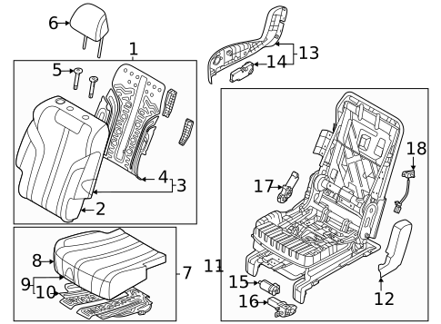 Second Row Seats for 2024 Genesis GV80 #1