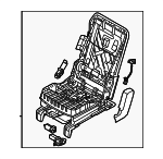 89600T6080RGR - : Seat Frame for Hyundai Image