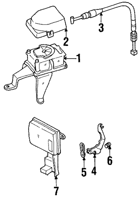 Cruise Control System for 1998 Acura SLX #0