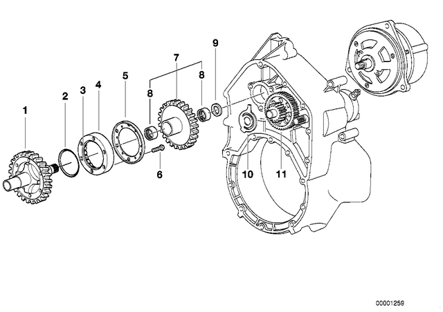 11261464818 - : Auxiliary Shaft for BMW-Motorrad Image