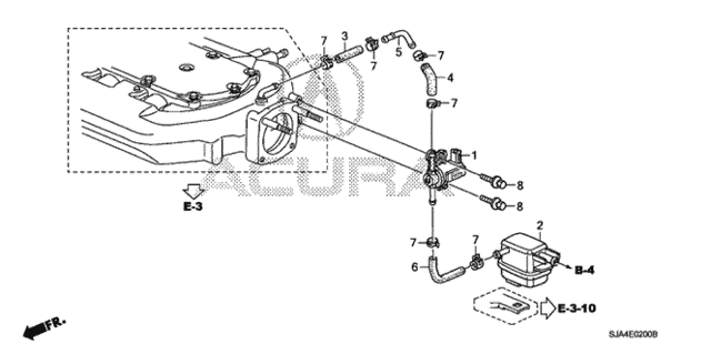 Tubing (1) for 2006 Acura RL #0