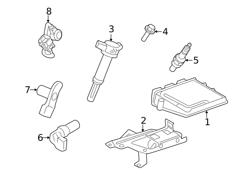 Powertrain Control for 2011 Mercury Milan #0