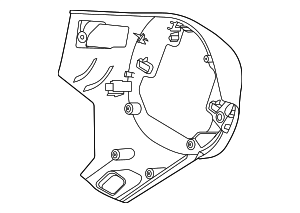 56120K0600SL6 - : Rear Cover for Kia: Soul Image