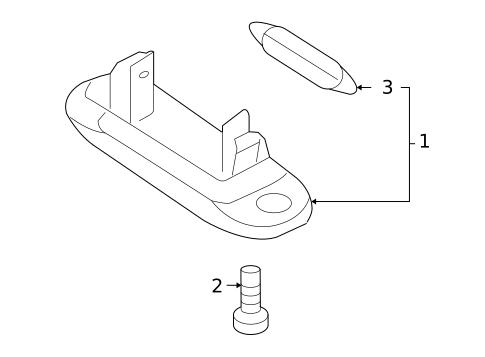 License Lamps for 2011 Volvo XC70 #0