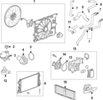 251850 - Cooling System: ACDelcoâ„¢ Water Pump for GM Image