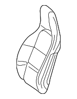 17691080018L54 - Body: Seat Back Cover for Mercedes-Benz Image