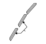 91570TA5A01 - Body: Drip Molding Retainer for Honda Image
