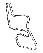 12571918 - Cooling System: Serpentine Belt for Buick: Rendezvous, Terraza | Chevrolet: Uplander | Pontiac: Montana | Saturn: Relay Image