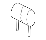 8T0881901CK25D - Body: Headrest for Audi: A5, A5 Quattro, RS5, S5 Image