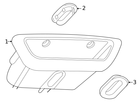 Overhead Console for 2004 Land Rover Freelander #2