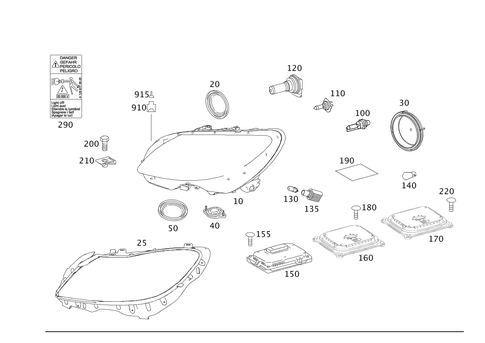 Front Illumination for 2009 Mercedes-Benz CL65 AMG #0