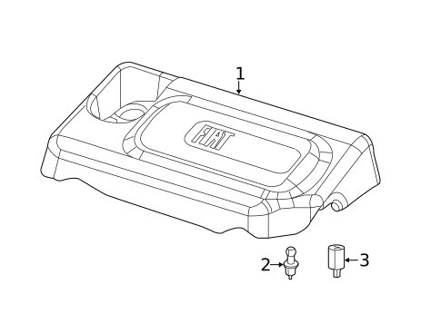 Engine Appearance Cover for 2016 Jeep Renegade #0