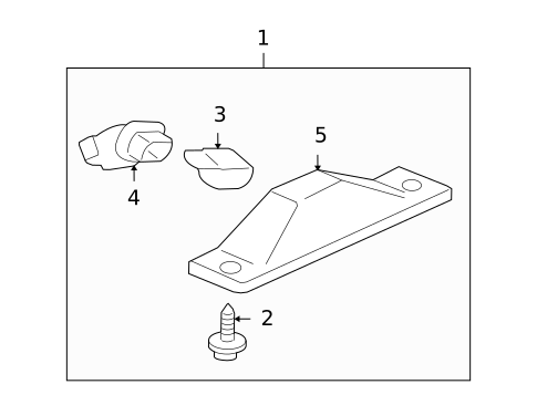License Lamps for 2006 Mitsubishi Eclipse #0