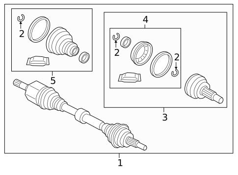 Axle Components for 2020 Jaguar I-Pace #0