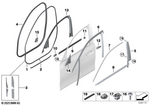 51727390750 - Vehicle Trim: Door Weatherstrip for BMW Image