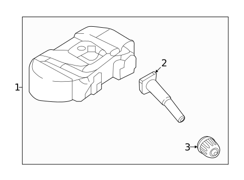 Tire Pressure Monitor Components for 2023 Kia EV6 #0