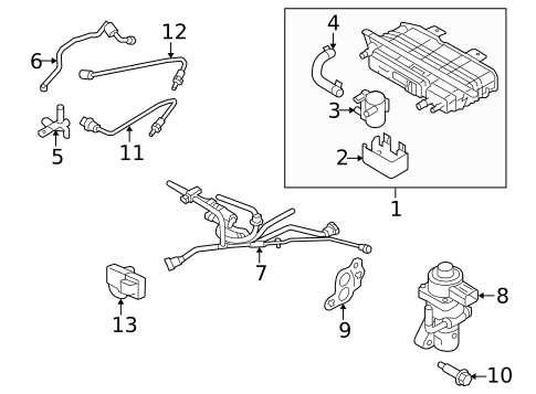 EGR & Related Components for 2010 Mercury Milan #0