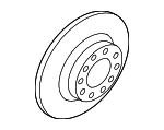 3Q0615601A - Brakes: Rotor for Audi: Q3, Q3 Quattro, TT Quattro, TT RS Quattro, TTS Quattro Image