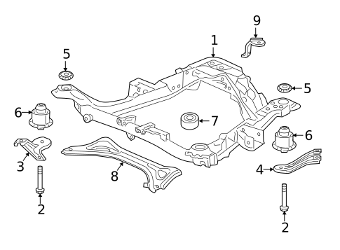 Suspension Mounting for 2019 Honda Pilot #0