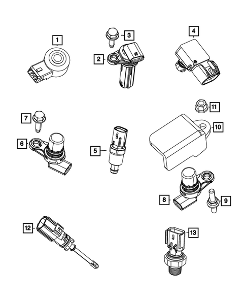 Sensors for 2019 Ram ProMaster City #0