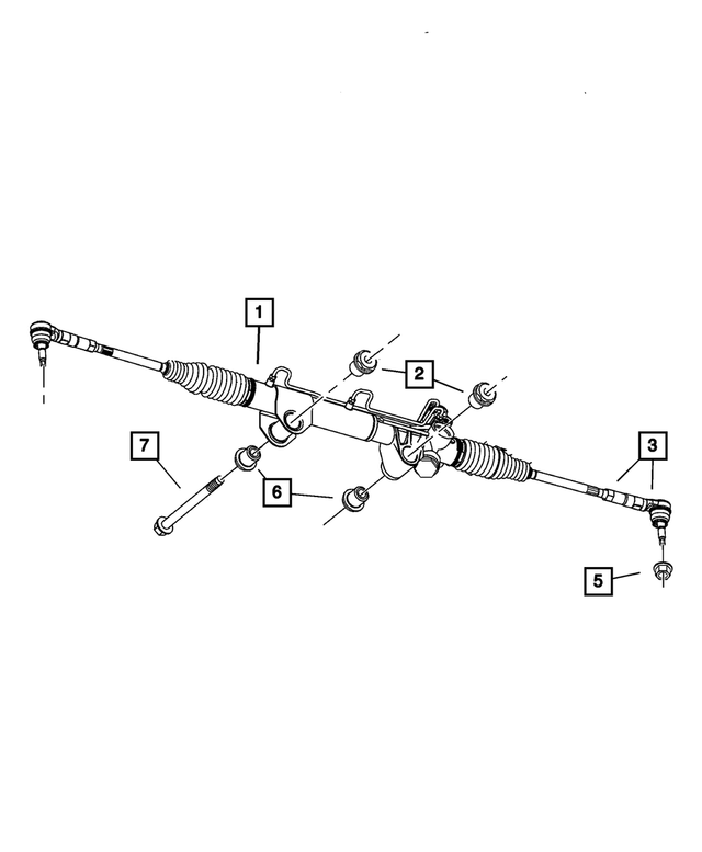 « 55366383AK –  : Crémaillère Engrenage pour Mopar Image »