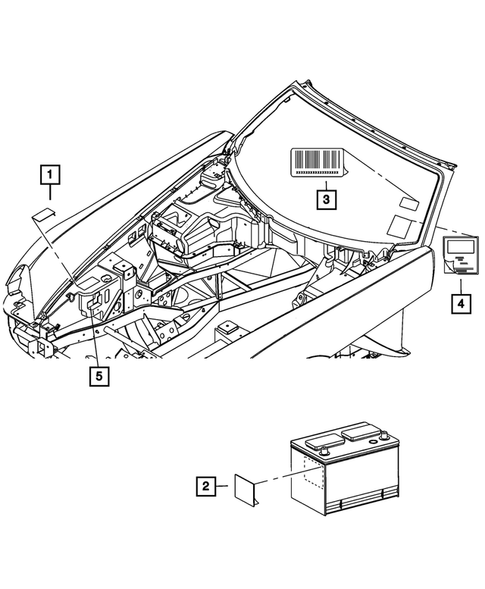 Under Hood for 2004 Dodge Viper #0